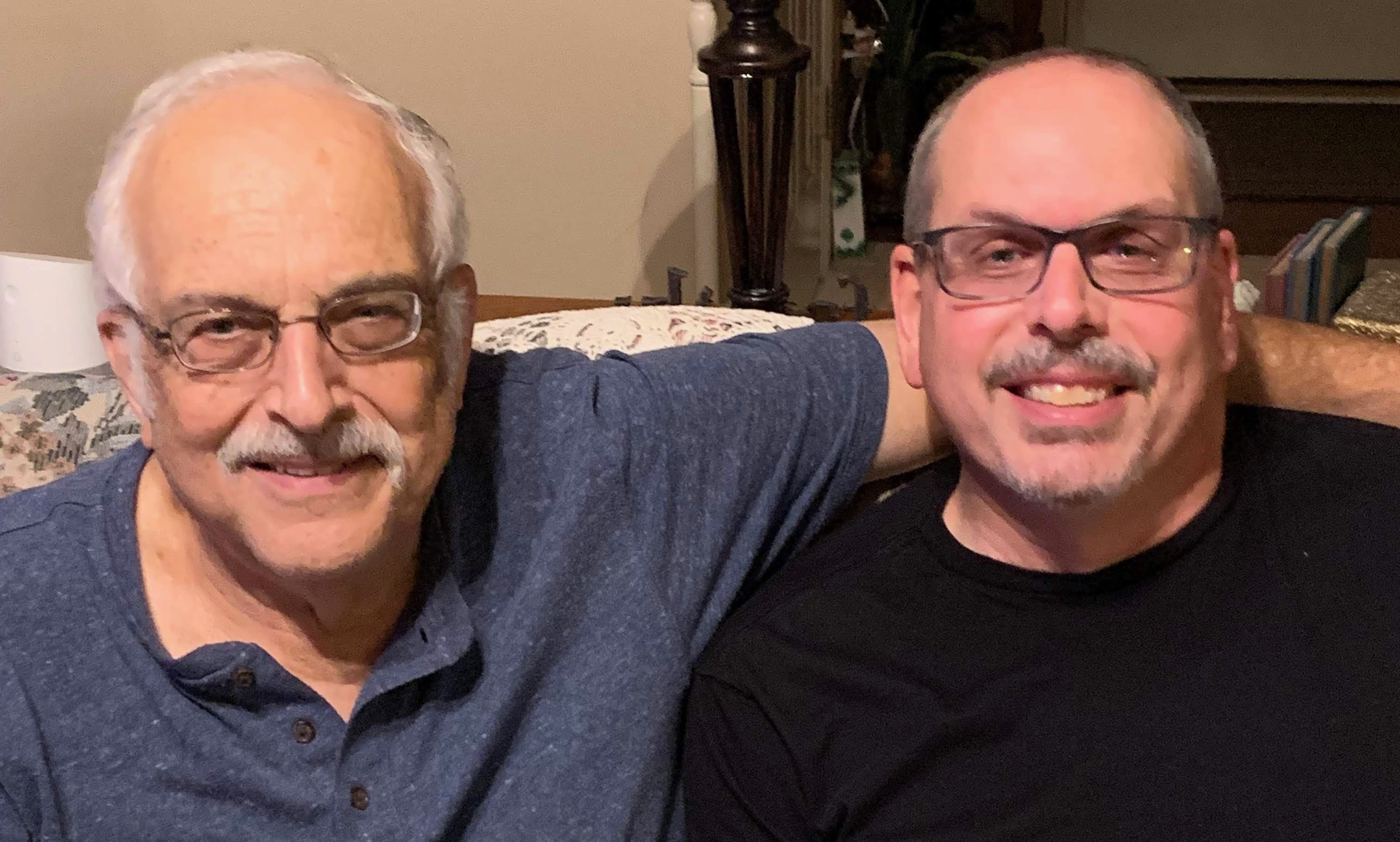 Author and his father. Remembering my father after his passing.